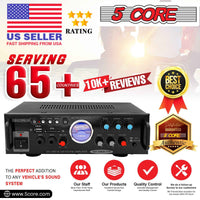 5Core Dual Channel Amplifier Car Audio System 300W Audio Reciver Car