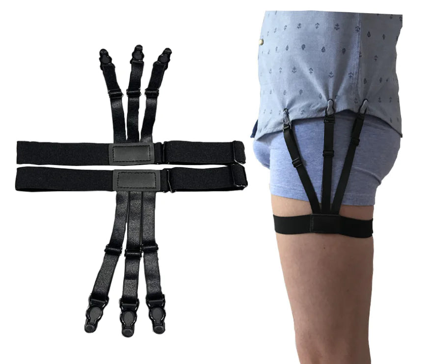 Wrinkle-Resistant Unisex European Style Shirt Clip Set