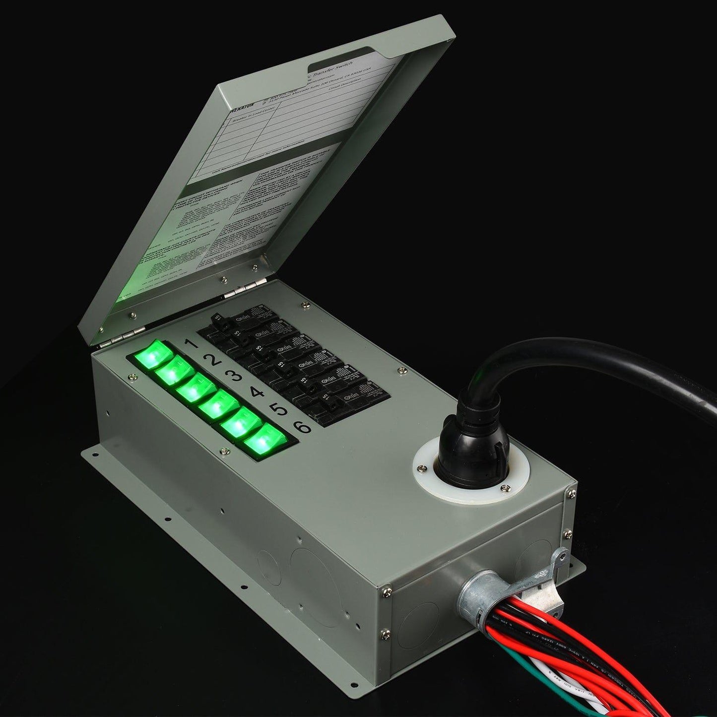 Refurbished - Nature's Generator 120V 30A 6-Circuit Manual Transfer Switch