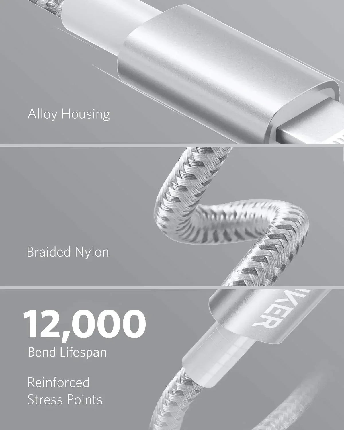 Anker 331 USB-C to Lightning Cable - Trustymall