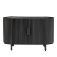 Curved Design Light Luxury Sideboard with Adjustable Shelves,Suitable
