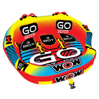 WOW Watersports Go Bot Towable Water Tube for 1 to 3 Riders - Trustymall