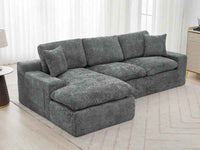 Cloud Sectional Sofa 107.9' Upholstered Sofa Couch with Double-layer