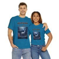 Autumn is coming: Fall Vibes T-shirts | Deer Drinking Brook Leaves Cha