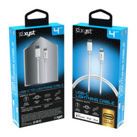 Xyst Charge and Sync USB-C to Lightning Cable 4Ft - Trustymall