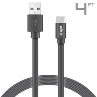 Xyst Charge and Sync USB to USB-C Flat Cable 4Ft - Trustymall