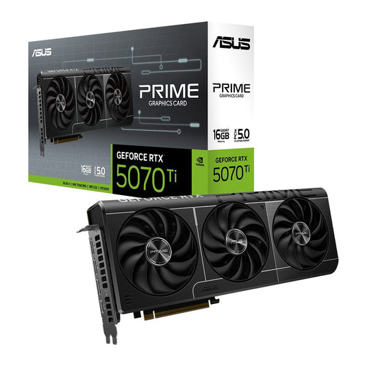 ASUS NVIDIA GeForce RTX 5070 Ti PRIME Triple Fan 16GB GDDR7 PCIe 5.0 Graphics Card