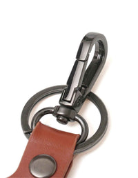 TILBA Airtag Keyring X 2 I Tan