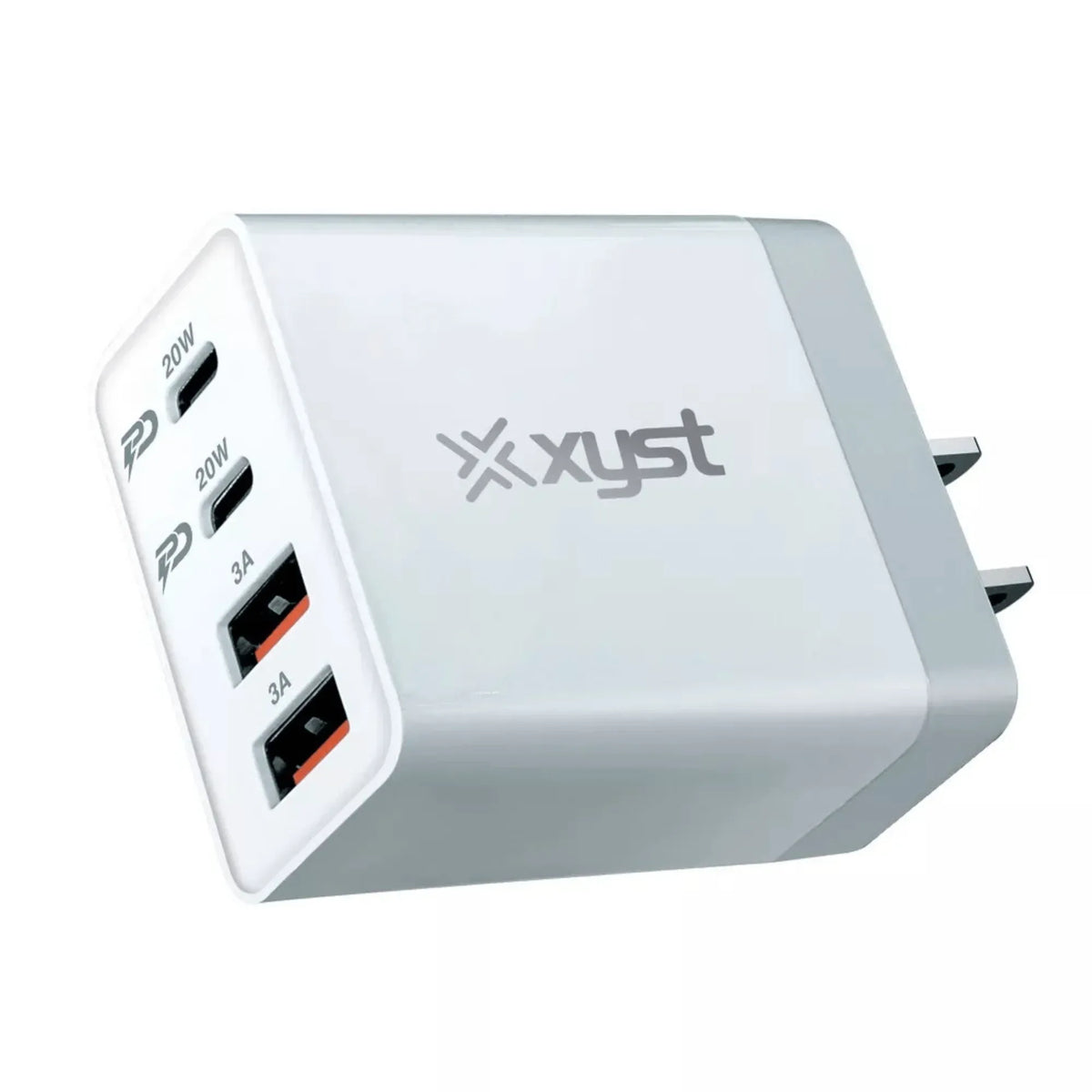 Xyst 35-Watt 4-Port USB-A and USB-C Wall Charger - Trustymall