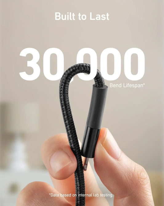 Anker <b>551</b> USB-A - Lightning Kablosu (90 cm / 180 cm / 3 metre) 