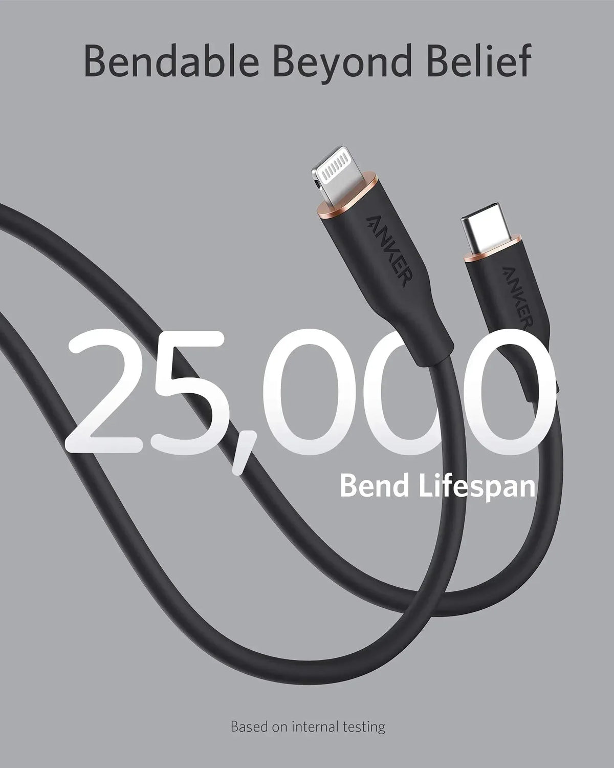Anker <b>641</b> USB-C to Lightning Cable (Flow, Silicone) - Trustymall