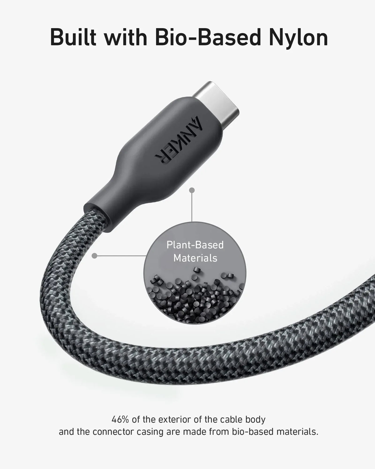 Anker <b>543</b> USB C to USB C Cable (240W, 10 ft) - Trustymall