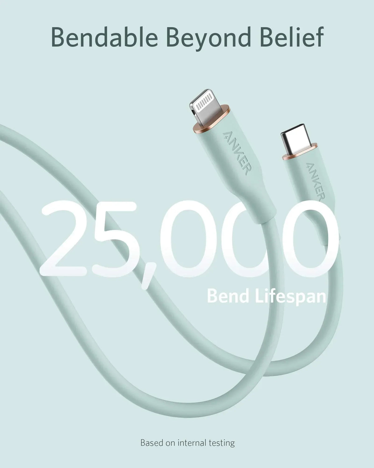 Anker <b>641</b> USB-C to Lightning Cable (Flow, Silicone) - Trustymall