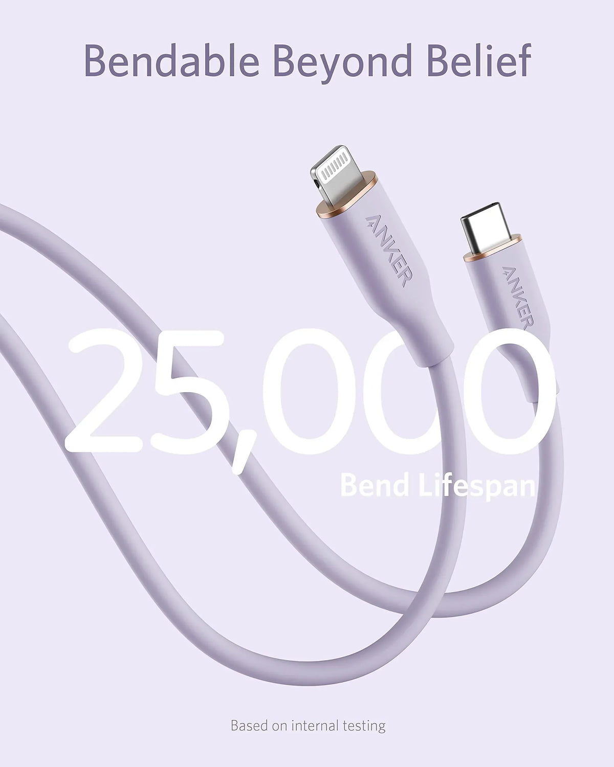 Anker <b>641</b> USB-C to Lightning Cable (Flow, Silicone) - Trustymall