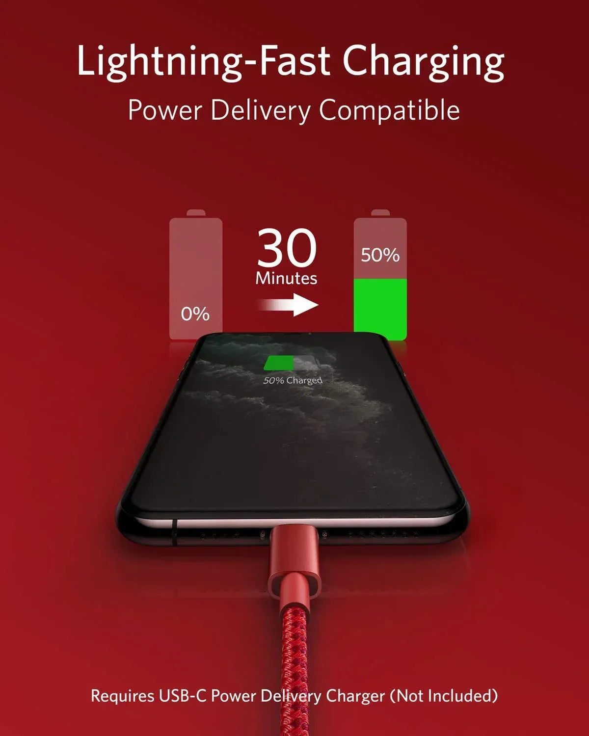 Anker 331 USB-C to Lightning Cable - Trustymall