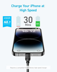 Anker 310 USB-C to Lightning Cable (6 ft, 2-Pack) - Trustymall