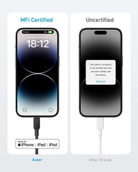 Anker 310 USB-C to Lightning Cable (6 ft, 2-Pack) - Trustymall