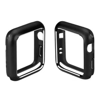 Back of the AMZER Armor case showcasing smooth tempered glass surface and sturdy metal edges.