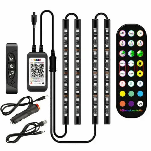 Styling Decorative LED Car Interior Light Waterproof Lamp - Trustymall