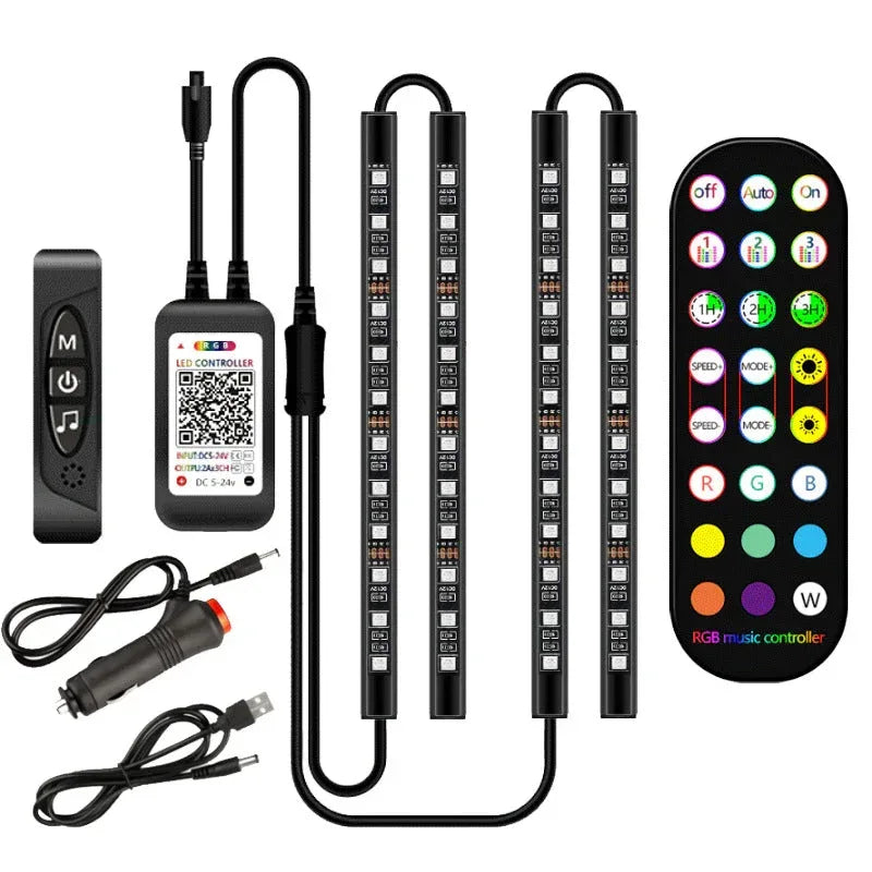 Styling Decorative LED Car Interior Light Waterproof Lamp - Trustymall