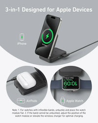 Anker MagGo Wireless Charging Station (Foldable 3-in-1) - Trustymall