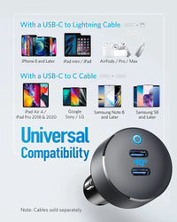 Anker <b>PowerDrive III</b> Duo USB-C Car Charger - Trustymall