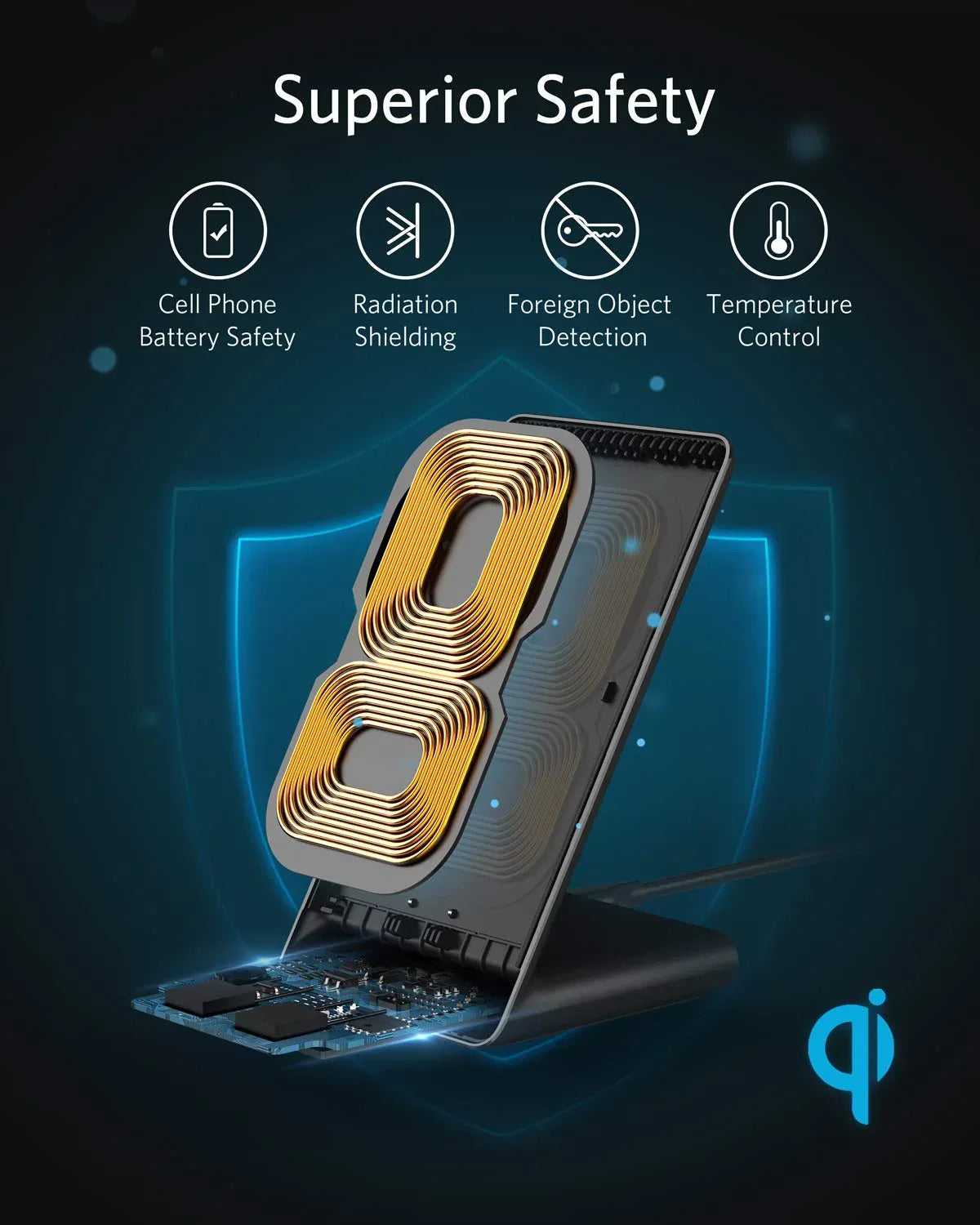 Anker 313 Wireless Charger (Stand) - Trustymall
