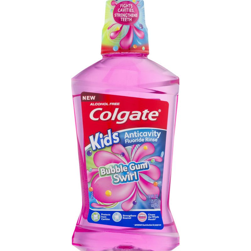 Colgate Kids Anticavity Fluoride Rinse Bubble Gum Swirl