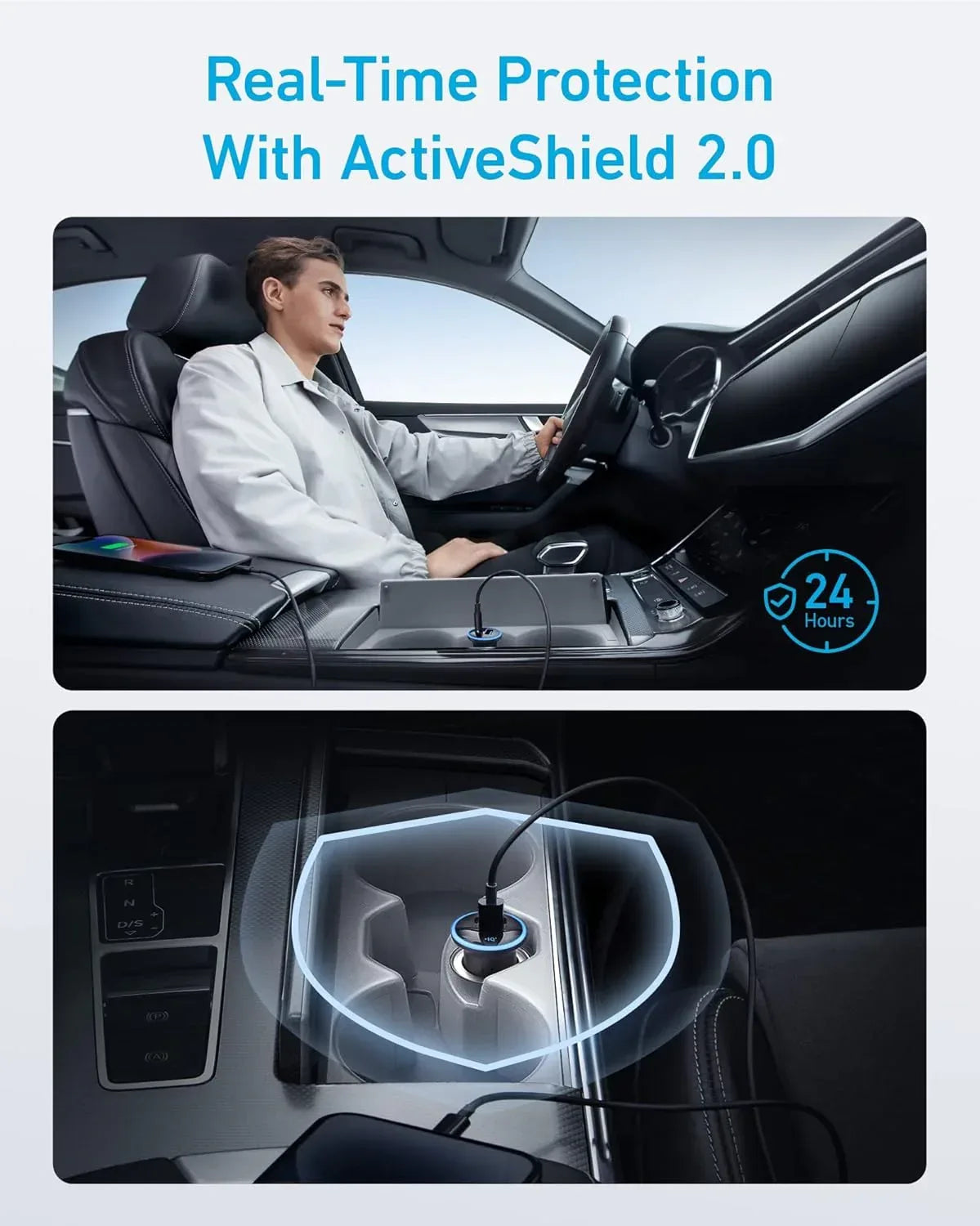 Anker 323 Car Charger (52.5W) - Trustymall