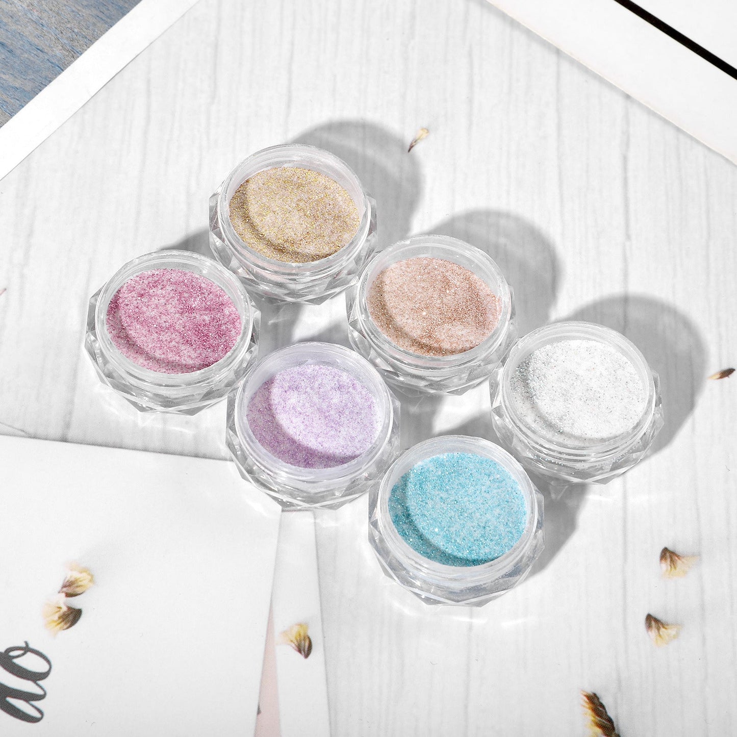 Crystal Powder Carved Pollen Coscelia Crystal Color Powder European And American Crystal Nail Extension Nail