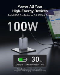 Anker Prime Charger (100W, 3 Ports, GaN) - Trustymall