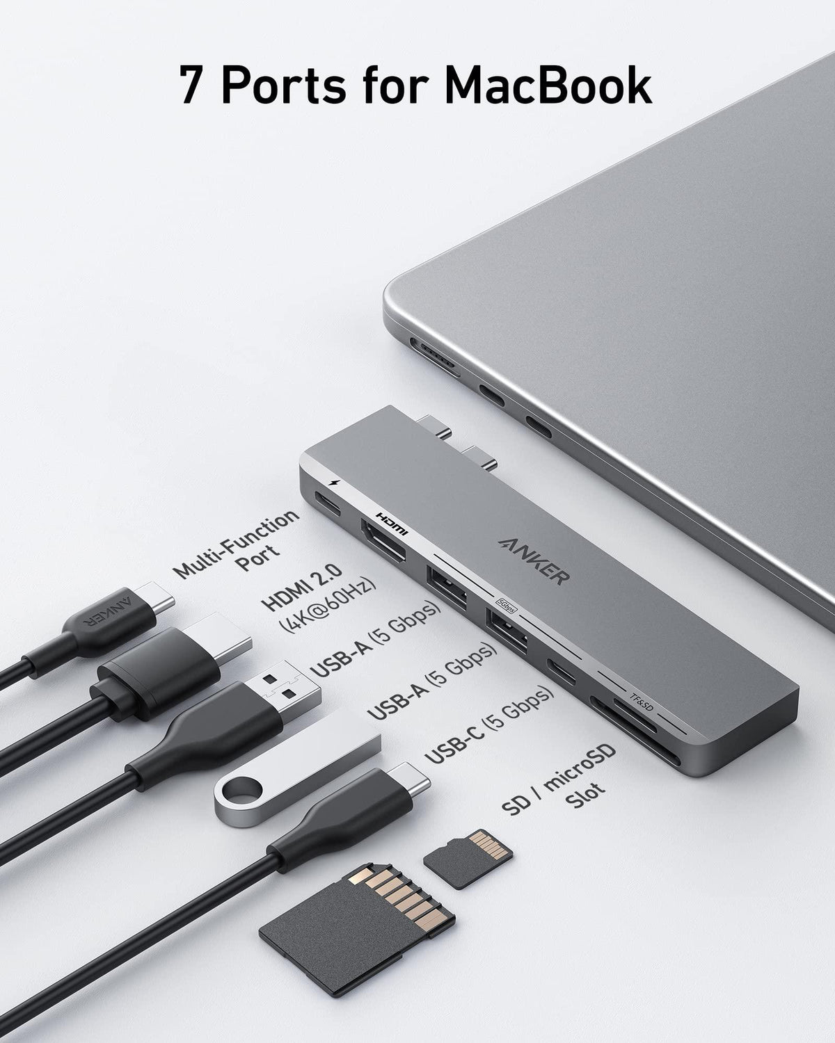 Anker <b>547</b> USB-C Hub (7-in-2, for MacBook) - Trustymall
