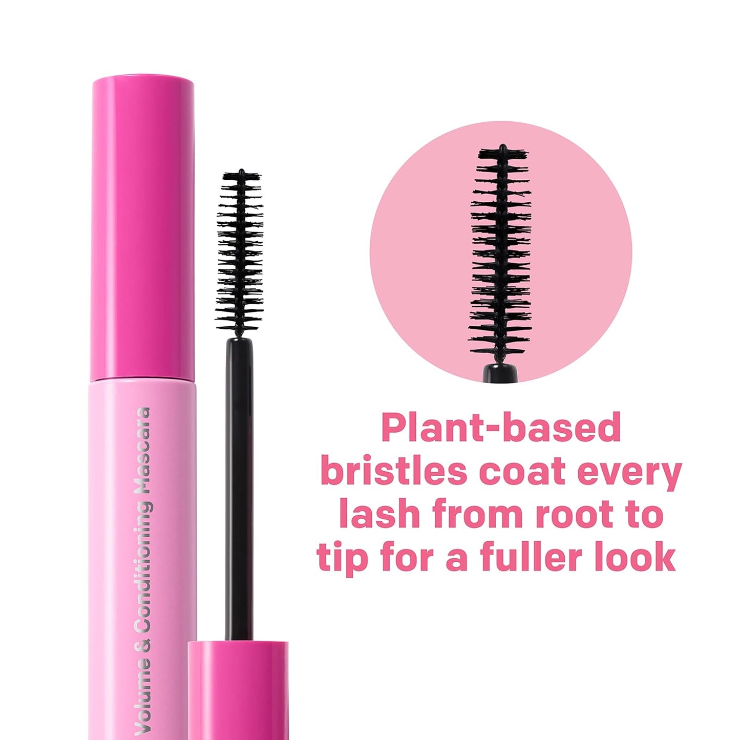 2-PACK Almay Volume & Conditioning Mascara, Hydrating All Day Wear, 10 Blackest Black, 0.27 fl oz.