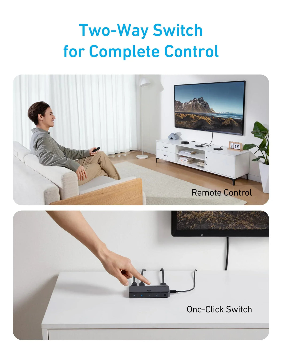 Anker HDMI Switch (4 in 1 Out, 4K HDMI) - Trustymall
