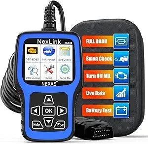 NL101 OBD2 Scanner Diagnostic Tool & Battery Tester - Professional Car - Trustymall