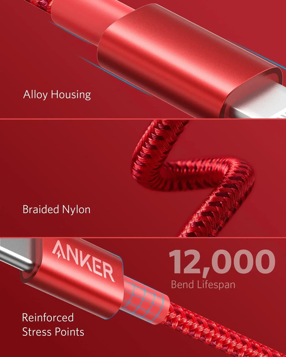 Anker 331 USB-C to Lightning Cable - Trustymall
