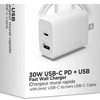 HyperGear 30W PD Dual Wall Charger + USB-C to USB-C - Trustymall