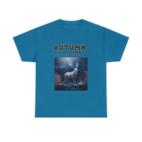 Autumn is coming: Fall Vibes T-shirts | Deer Drinking Brook Leaves Cha