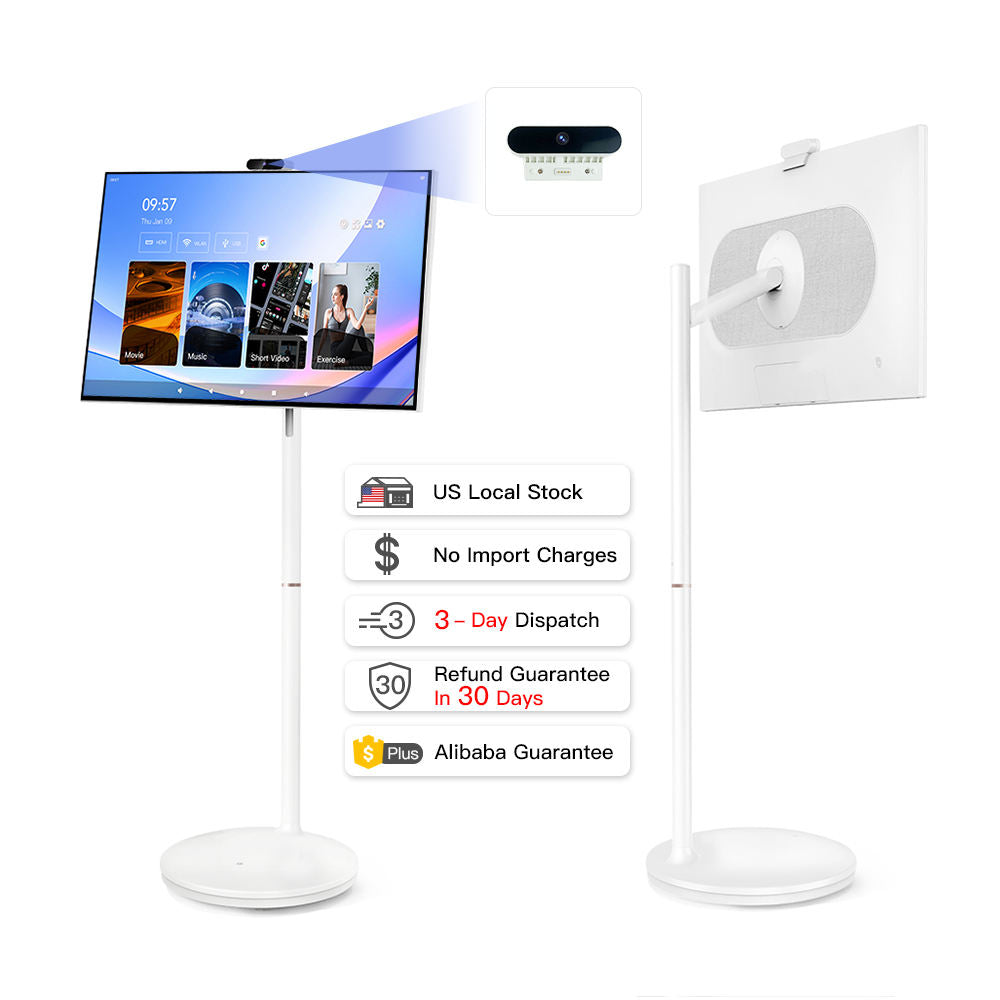 32 Inch 128GB Smart Portable TV Android OS 1080P 13MP Camera Remote
