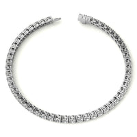 8.5 CTW Lab Grown Diamond Tennis Bracelet in 14kt White/Yellow Gold