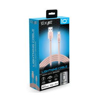 Xyst Charge and Sync USB to Lightning Braided Cable 10Ft - Trustymall