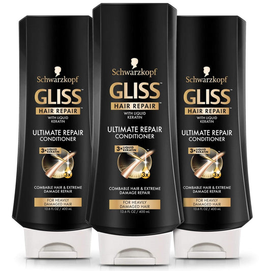 Gliss Hair Repair Conditioner, Ultimate Repair, 13.6 Ounce