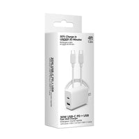HyperGear 30W PD Dual Wall Charger + USB-C to USB-C - Trustymall