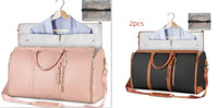 Large Capacity Travel Duffle Bag Women's Handbag Folding Suit Bag Waterproof Clothes Totes - Trustymall