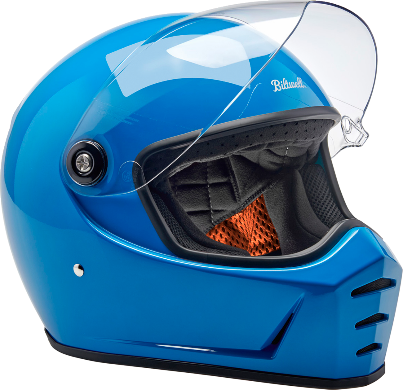 BILTWELL Lane Splitter Helmet - Gloss Tahoe Blue - XL 1004-129-505