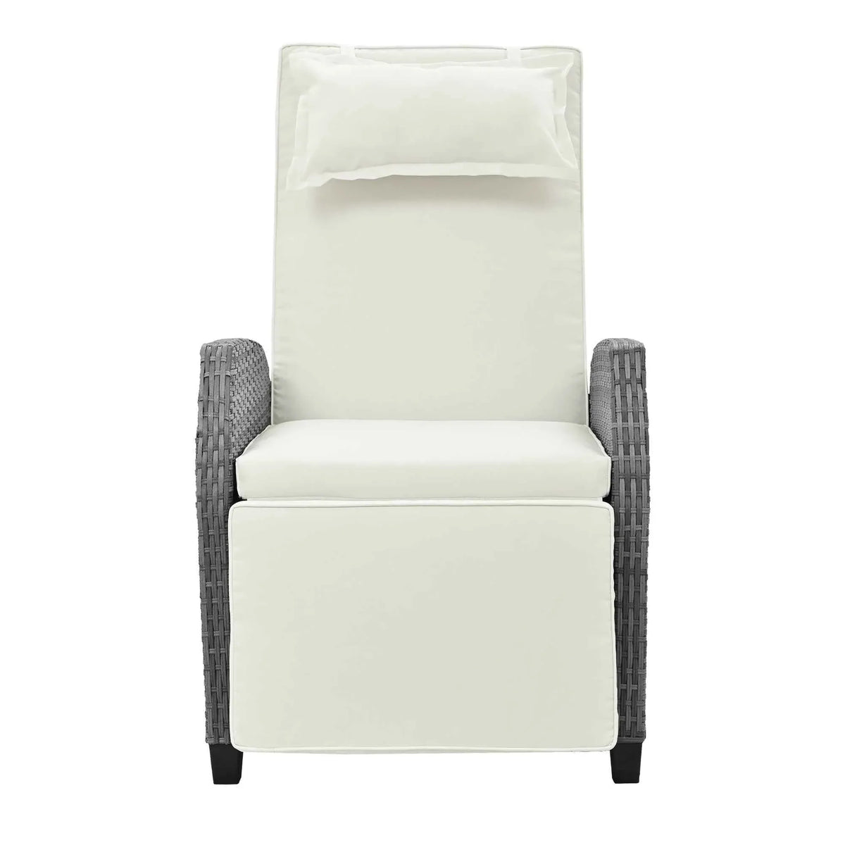 Outdoor Rattan Two-person Combination With Coffee Table, Adjustable,