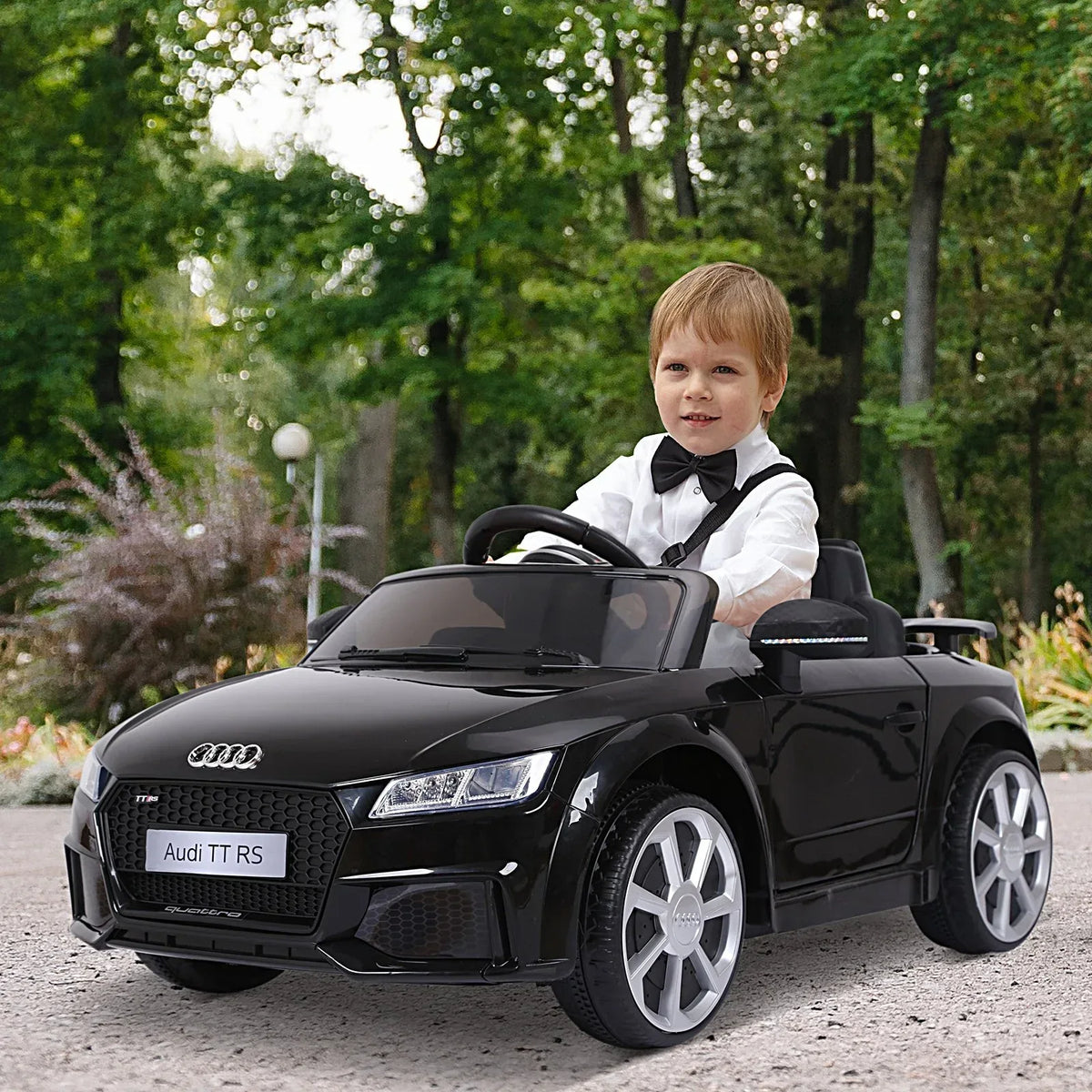 Aosom 6V Licensed Audi Kids Ride-On Car With Remote Control Suspension - Trustymall