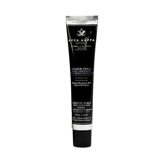 Acca Kappa Blanco Perla Black Toothpaste Fluoride-Free 3.4 Oz