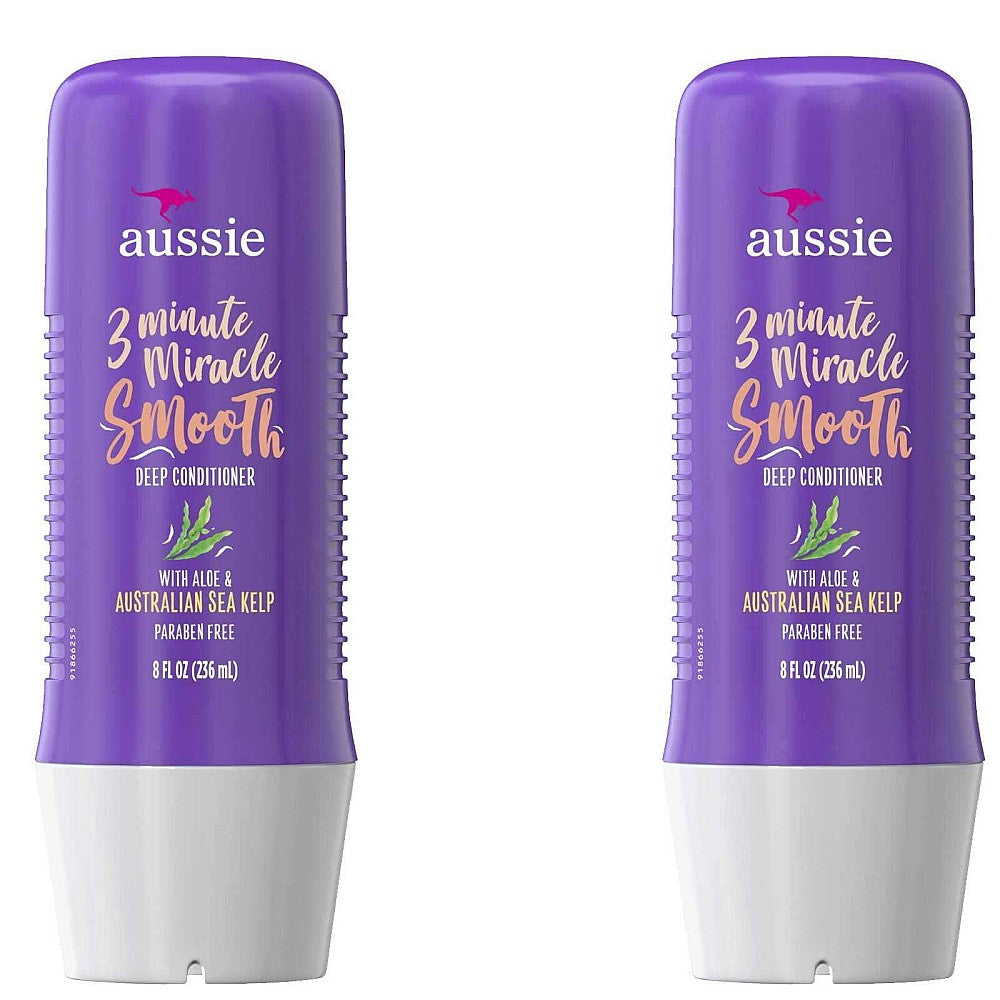 Aussie 3 Minute Miracle Smooth 18 HR Deep Conditioner - 8 Fl Oz