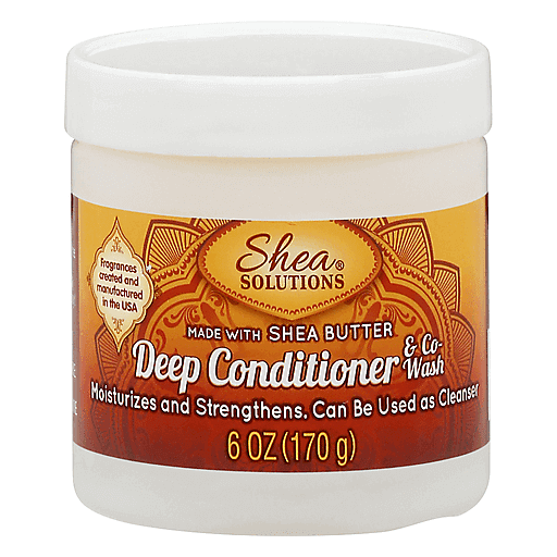 Shea Solutions Deep Conditioner & Co Wash 6 Oz